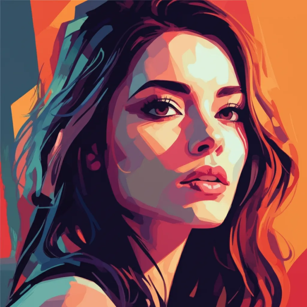 Artistic portrait of Mayte Sanchez