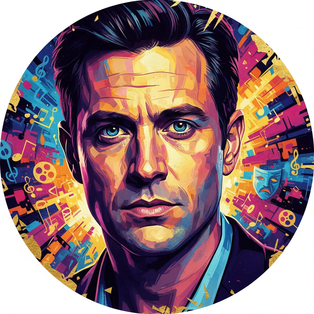 Artistic portrait of Geoffrey Blake