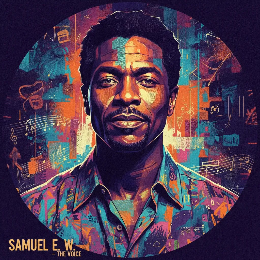 Artistic portrait of Samuel E. Wright