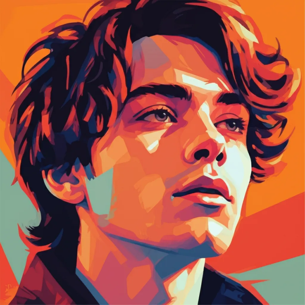 Artistic portrait of Teddy Geiger