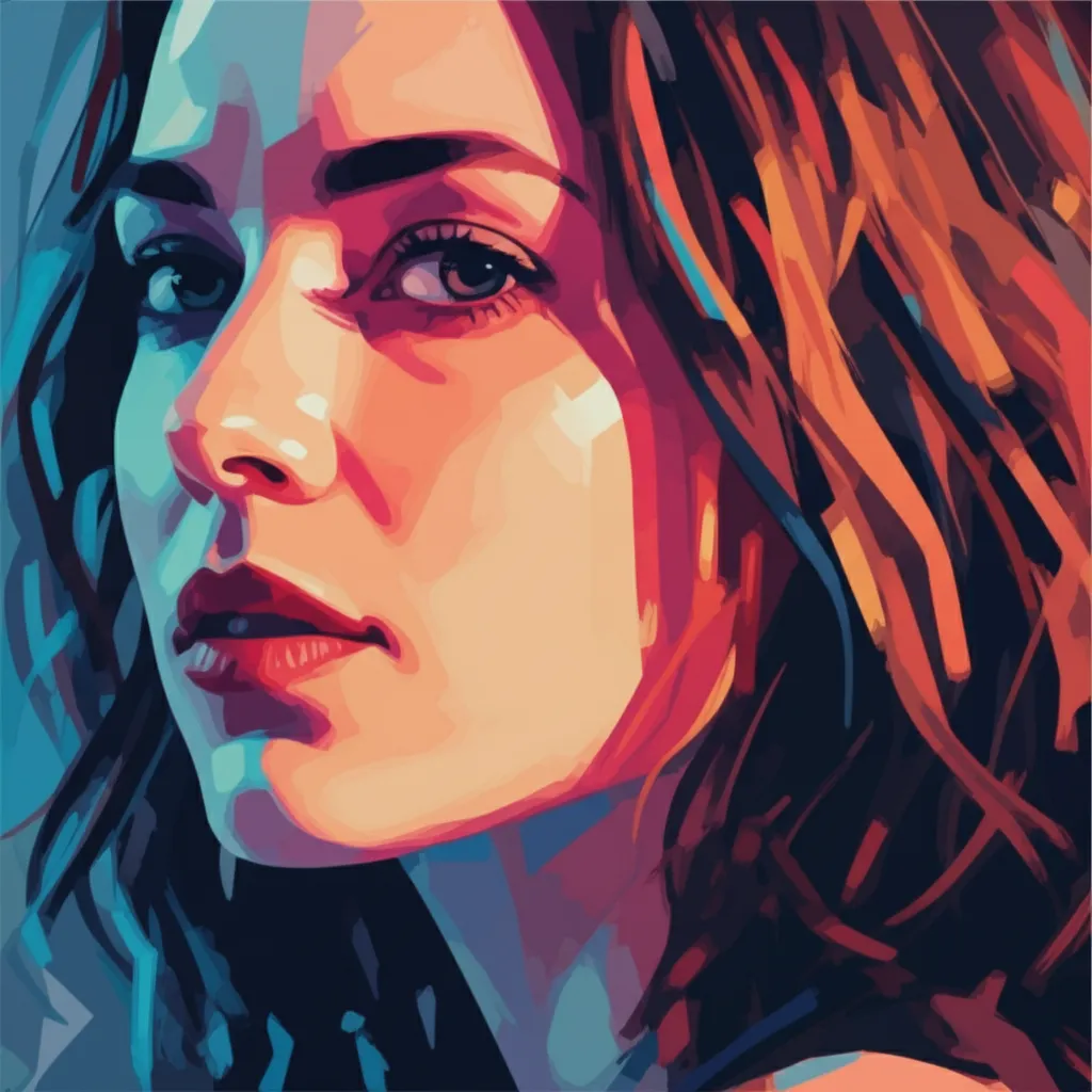 Artistic portrait of Alexandra Borbély