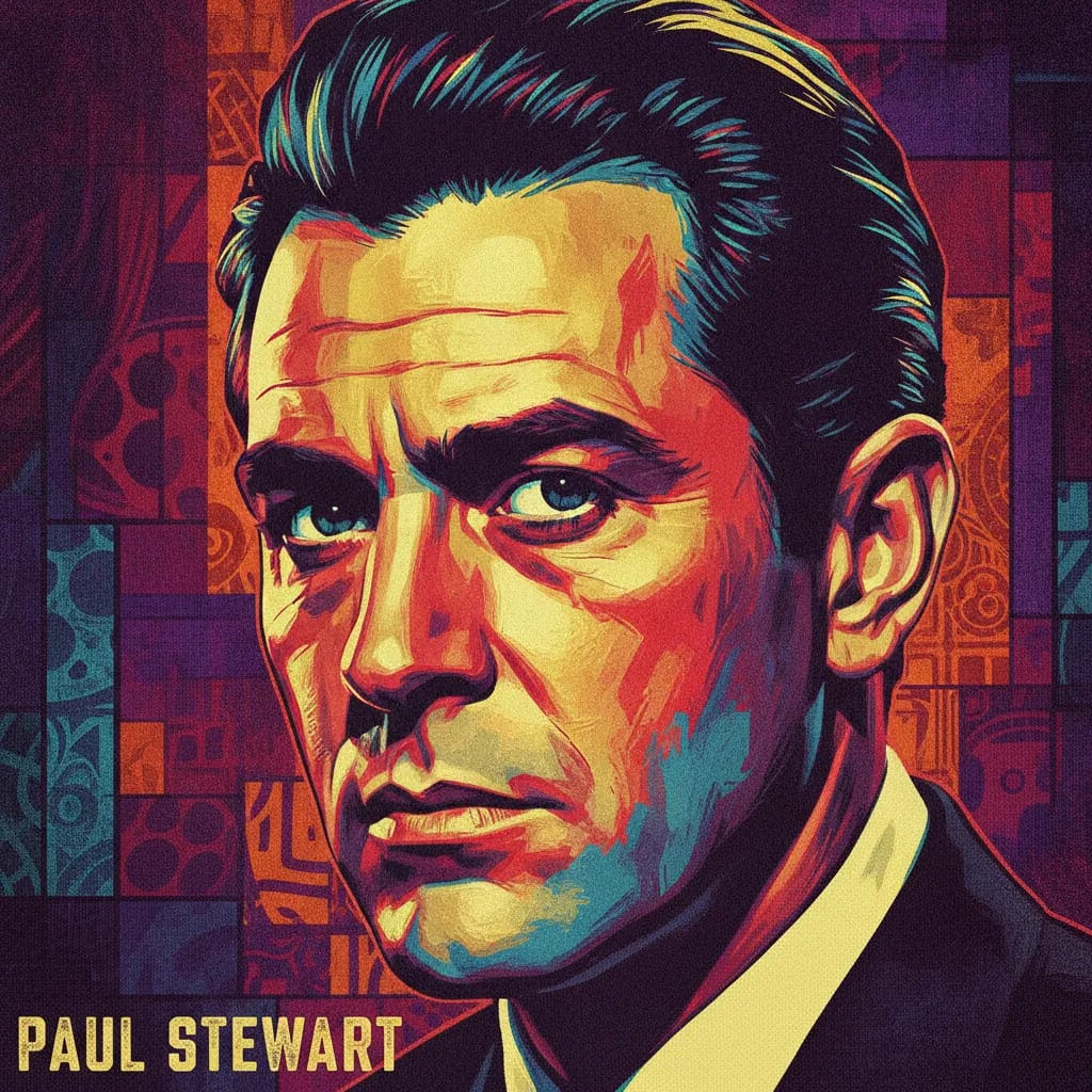 Artistic portrait of Paul Stewart