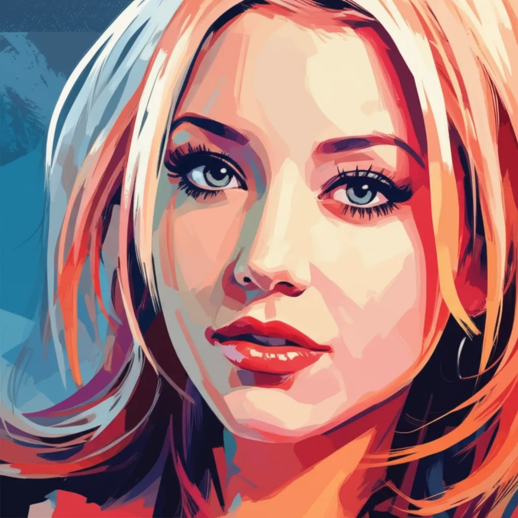 Artistic portrait of Amanda Bynes