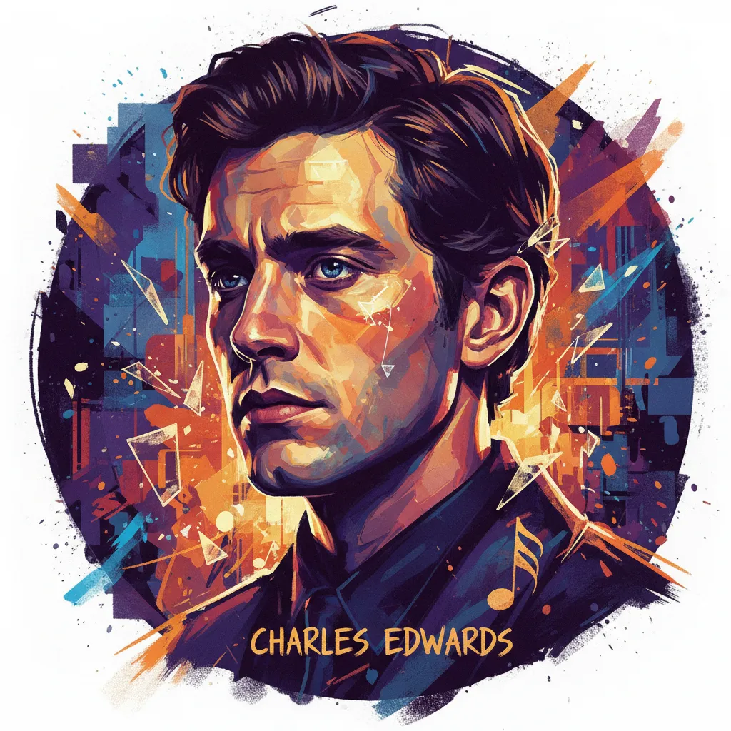 Artistic portrait of Charles Edwards