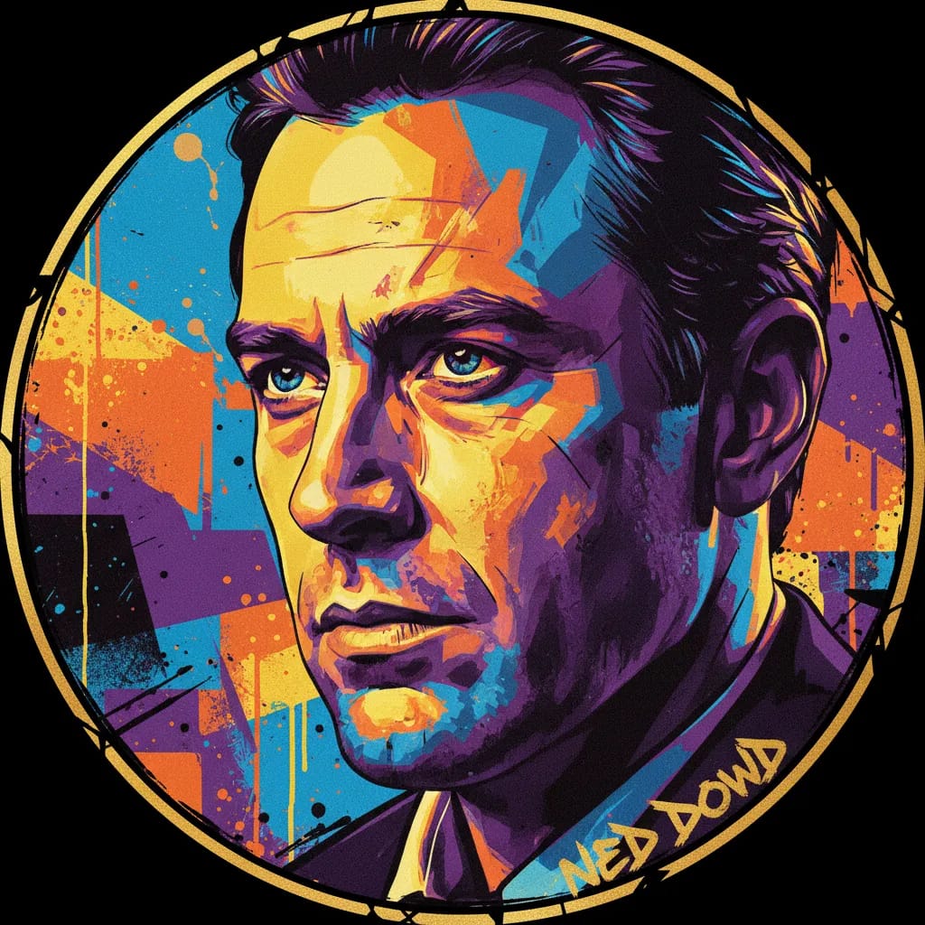 Artistic portrait of Ned Dowd