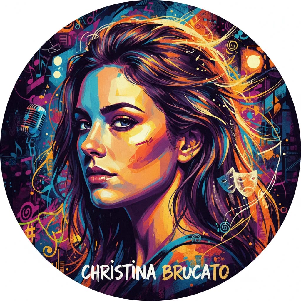 Artistic portrait of Christina Brucato