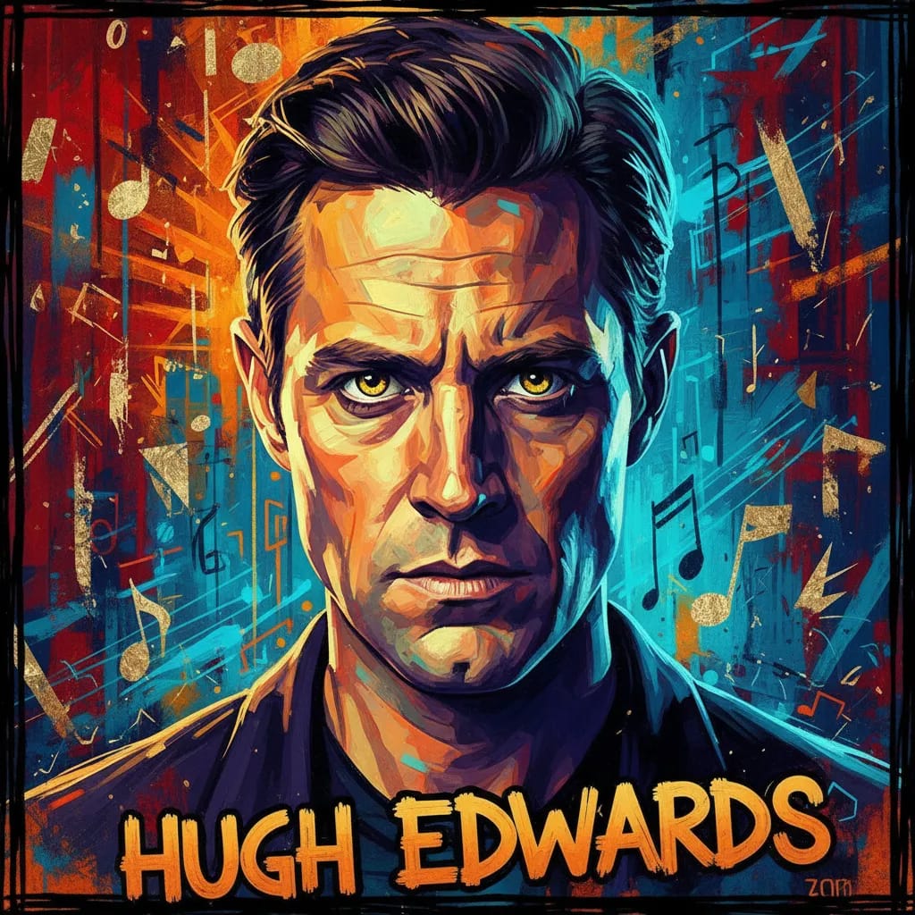 Artistic portrait of Hugh Edwards