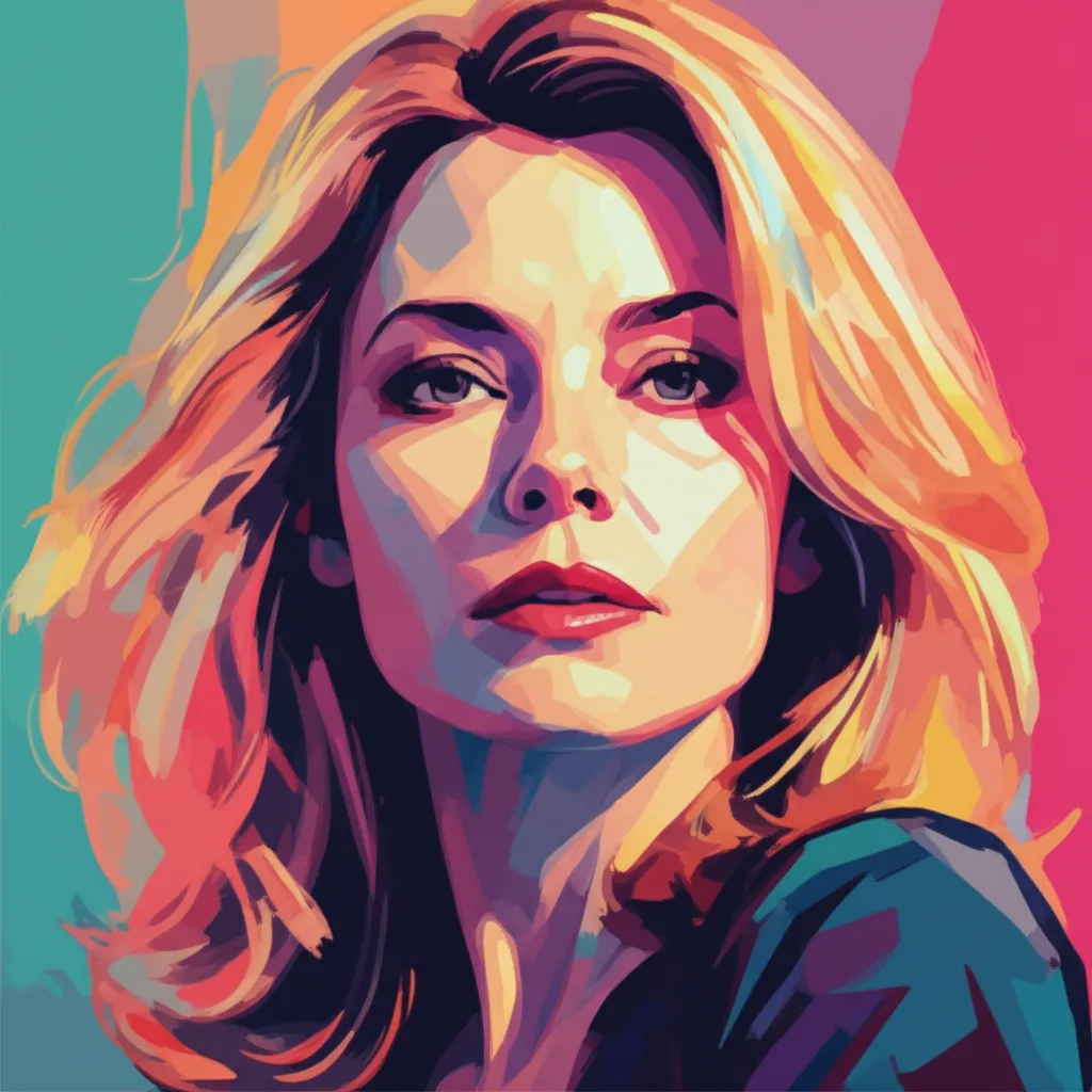 Artistic portrait of Virginia Madsen