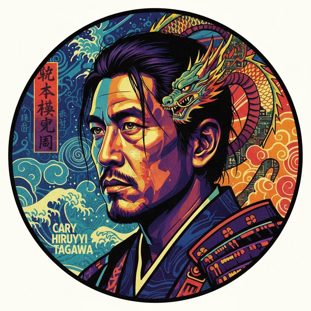 Artistic portrait of Cary-Hiroyuki Tagawa