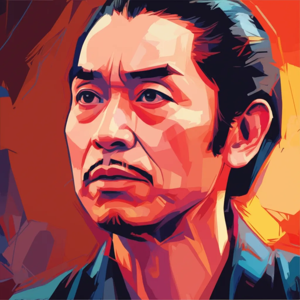 Artistic portrait of Shinchô Kokontei