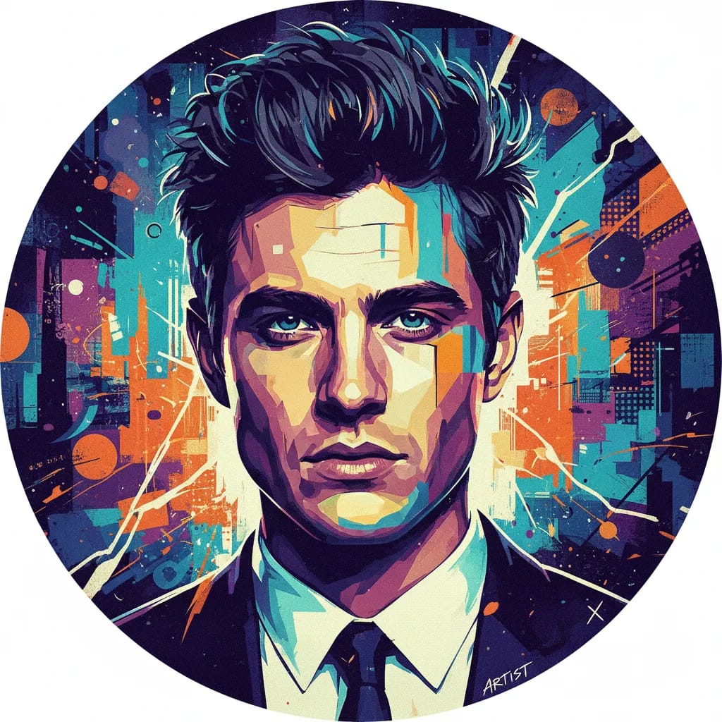 Artistic portrait of Landon Liboiron