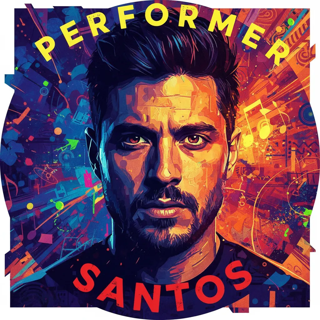 Artistic portrait of Chris Santos
