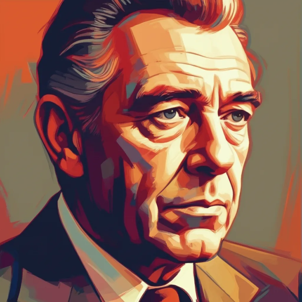Artistic portrait of Wesley Addy
