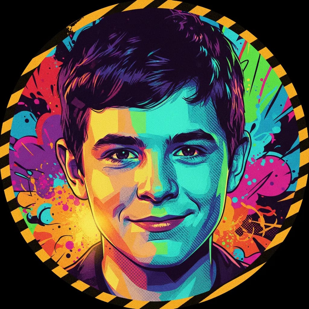 Artistic portrait of Spencer Breslin