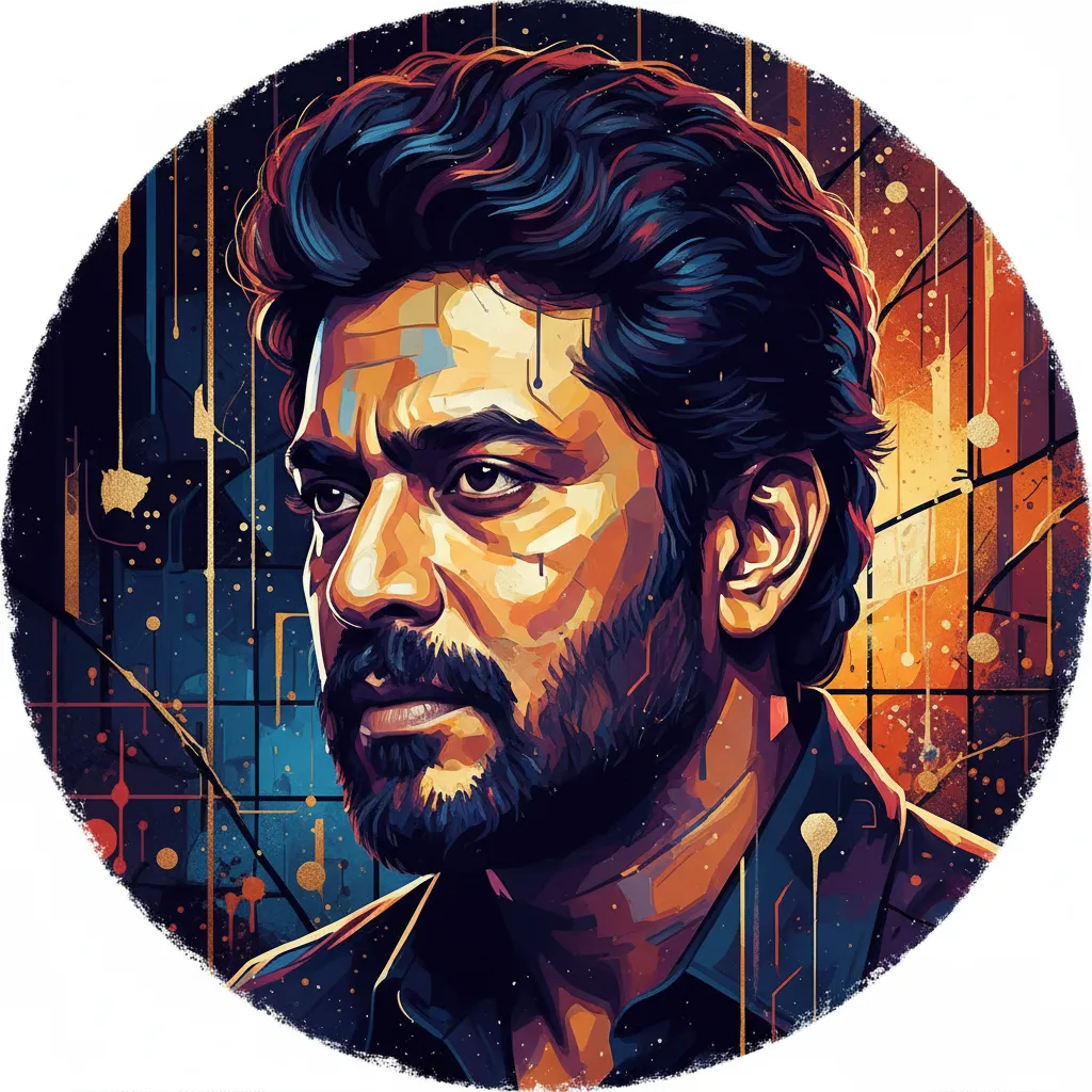Artistic portrait of Nassar