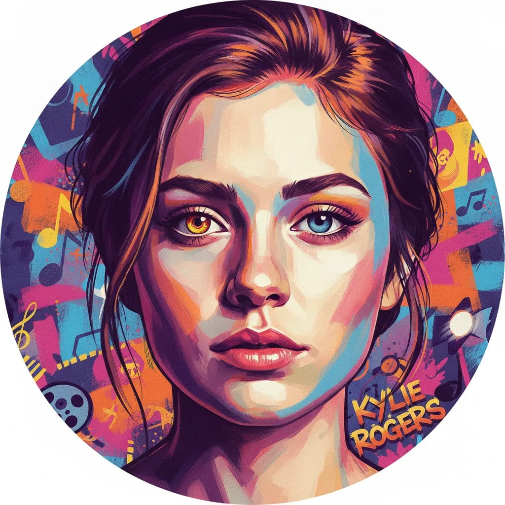 Artistic portrait of Kylie Rogers