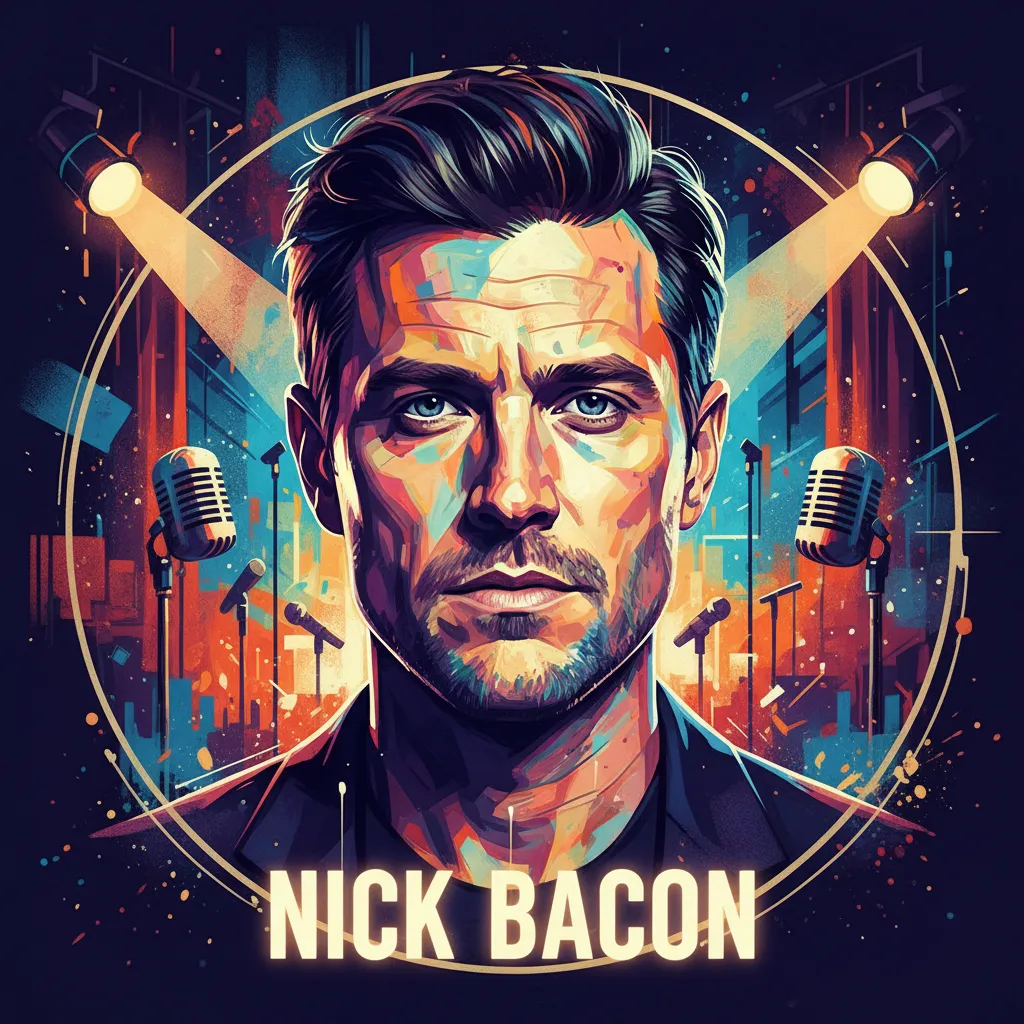 Artistic portrait of Nick Bacon