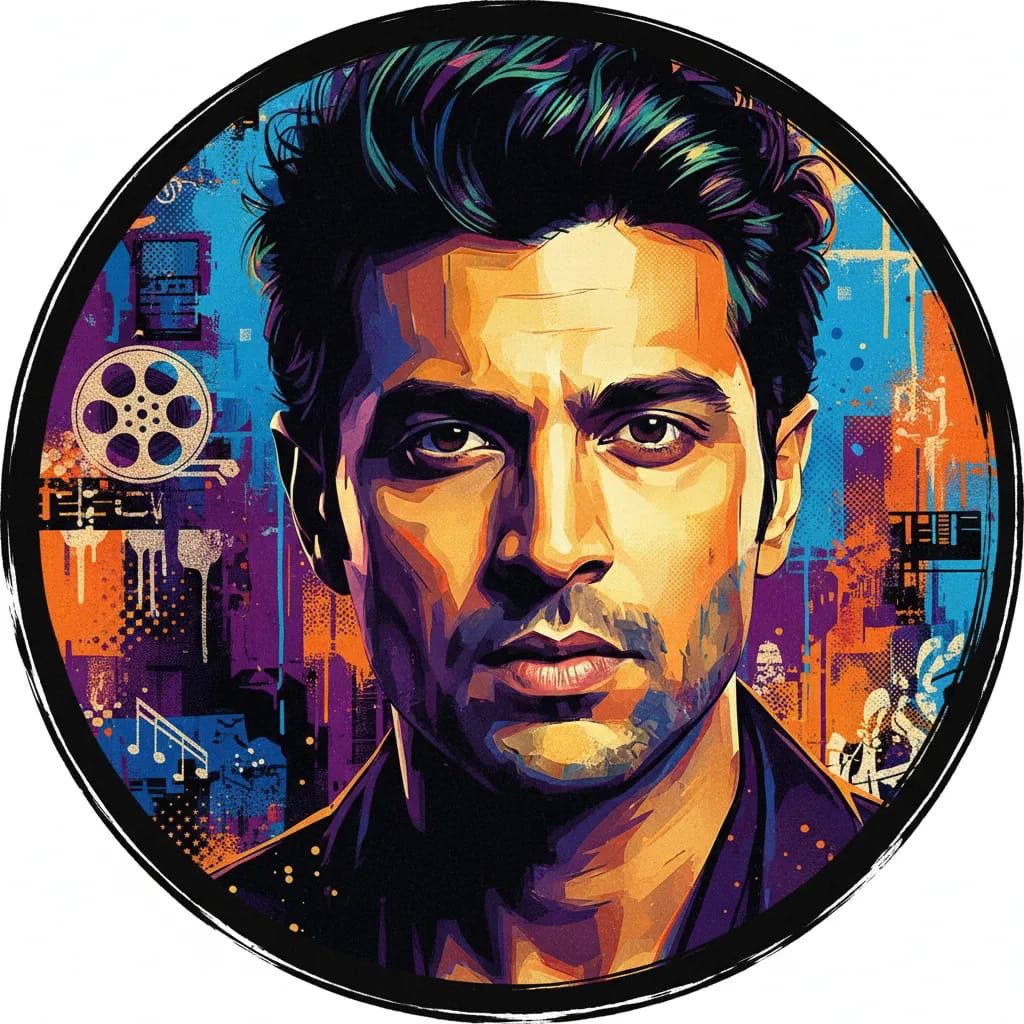 Artistic portrait of Abhay Deol