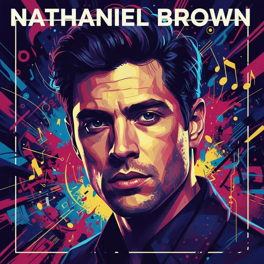 Artistic portrait of Nathaniel Brown