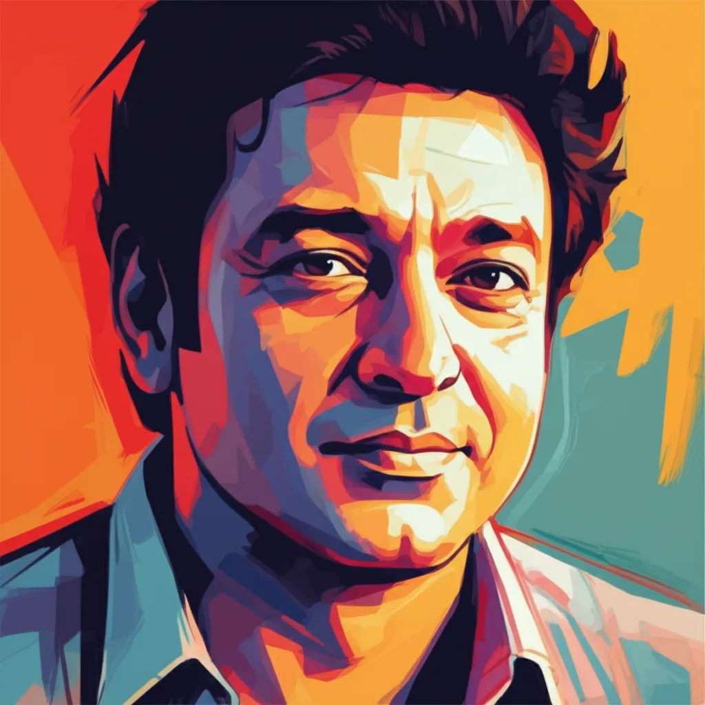 Artistic portrait of Mukesh Chhabra