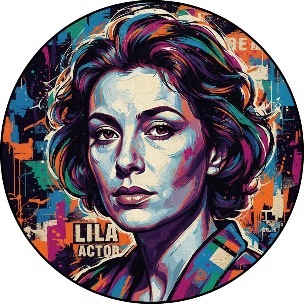 Artistic portrait of Lila Kedrova
