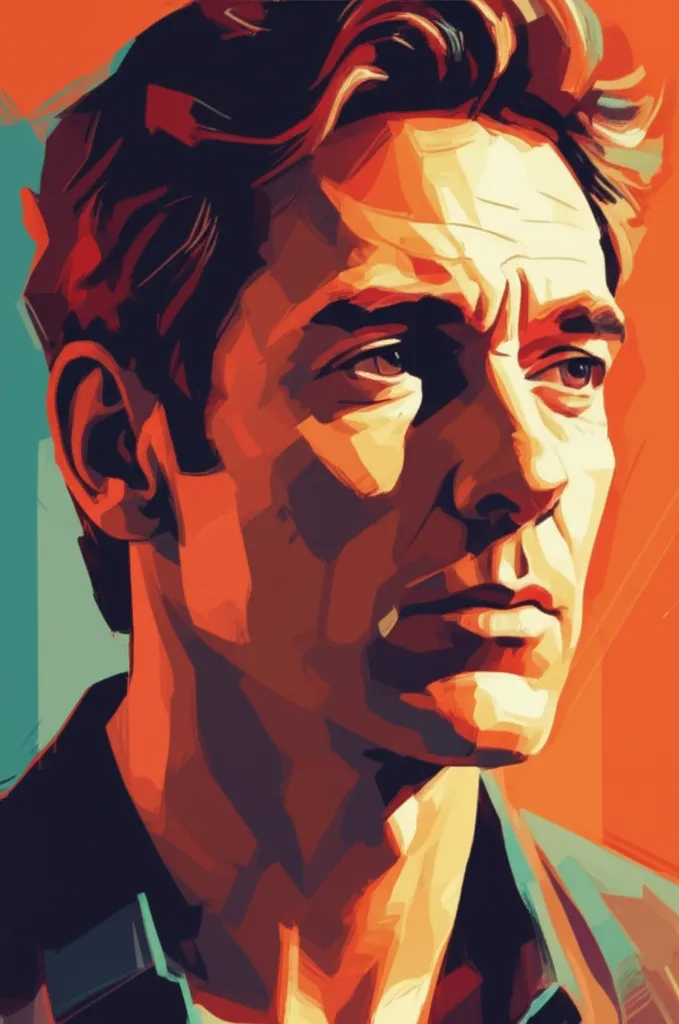 Artistic portrait of Joe Goossen