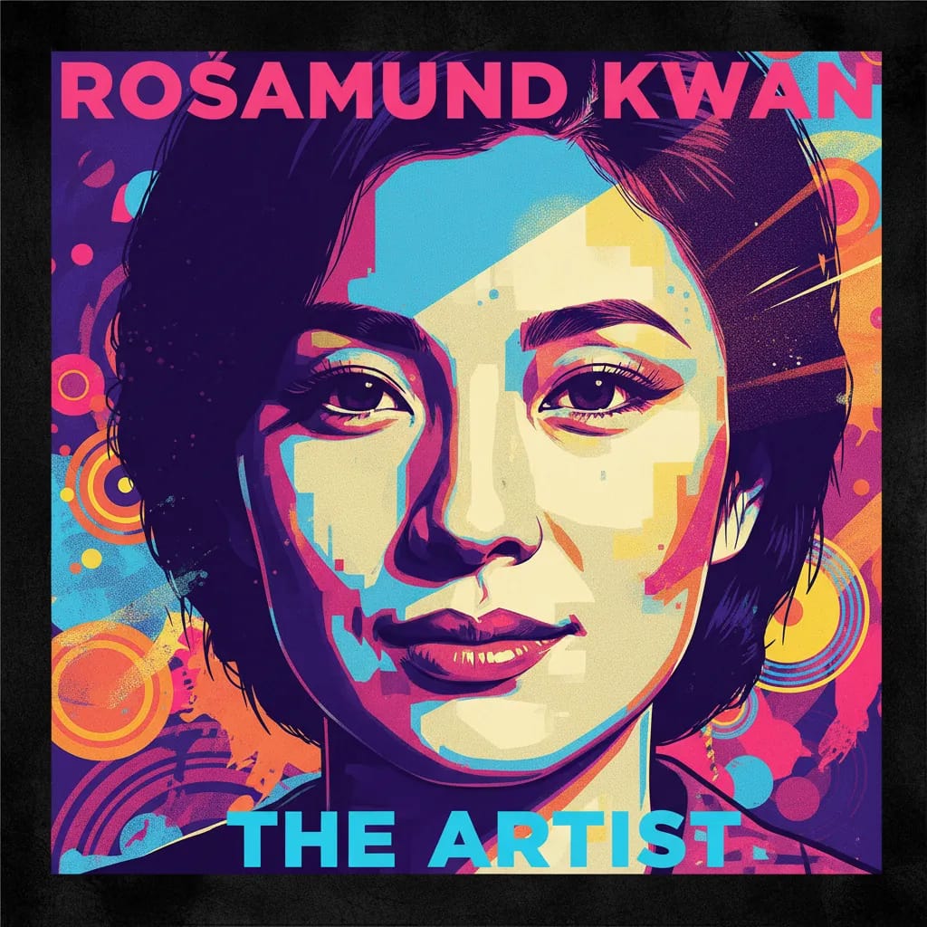 Artistic portrait of Rosamund Kwan