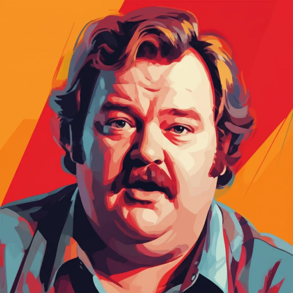 Artistic portrait of John Candy