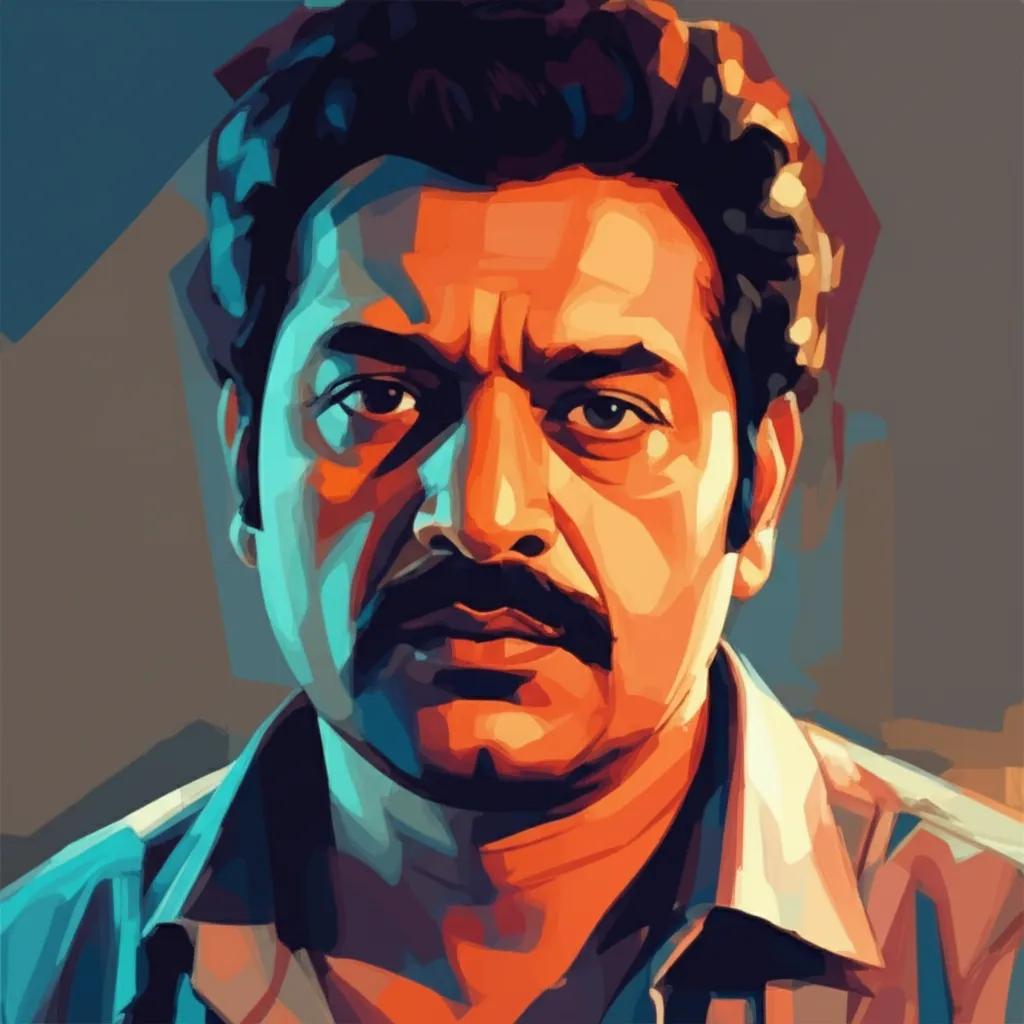Artistic portrait of Manu Rishi Chadha