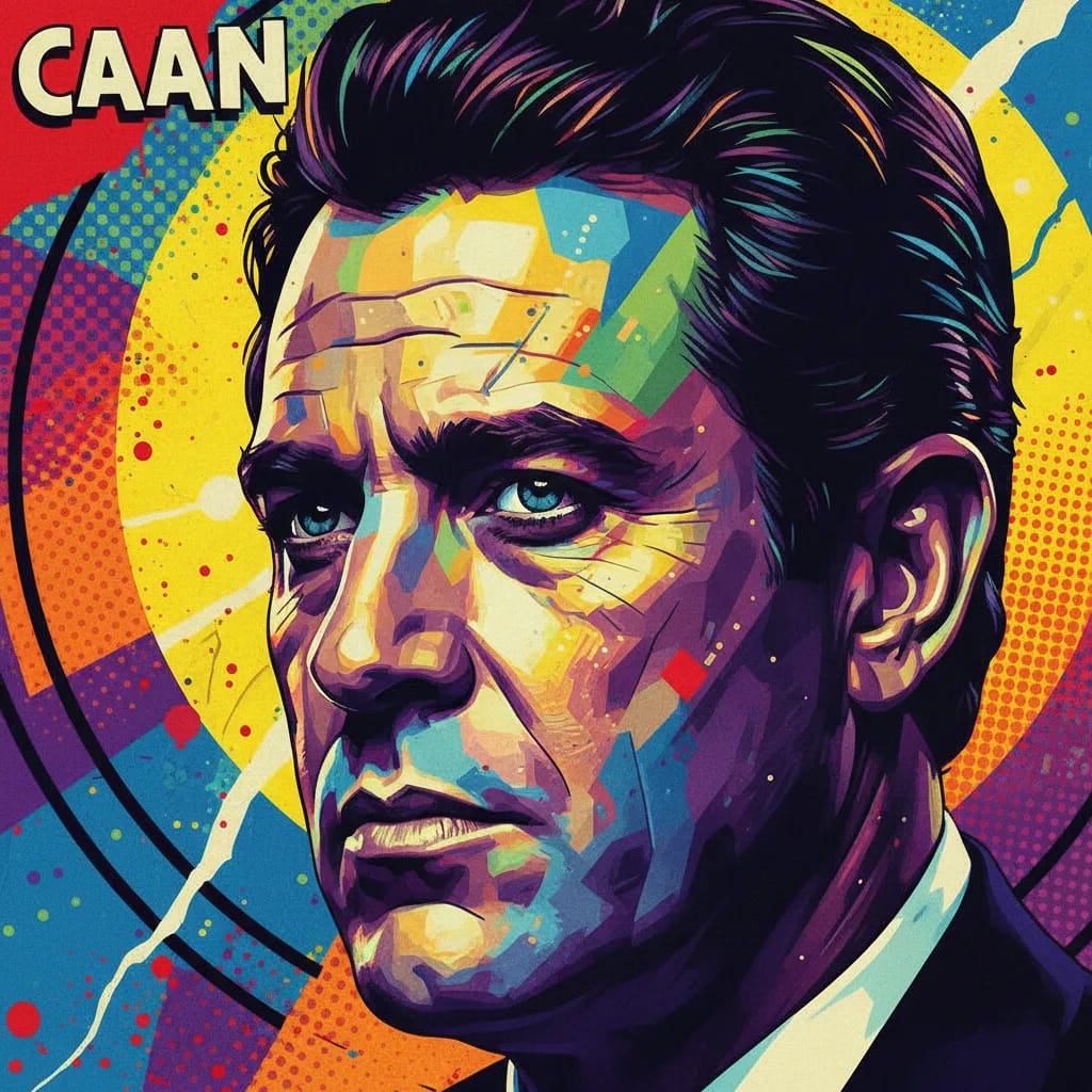 Artistic portrait of James Caan