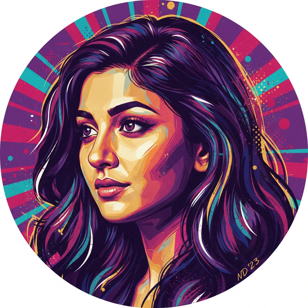 Artistic portrait of Nikita Dutta