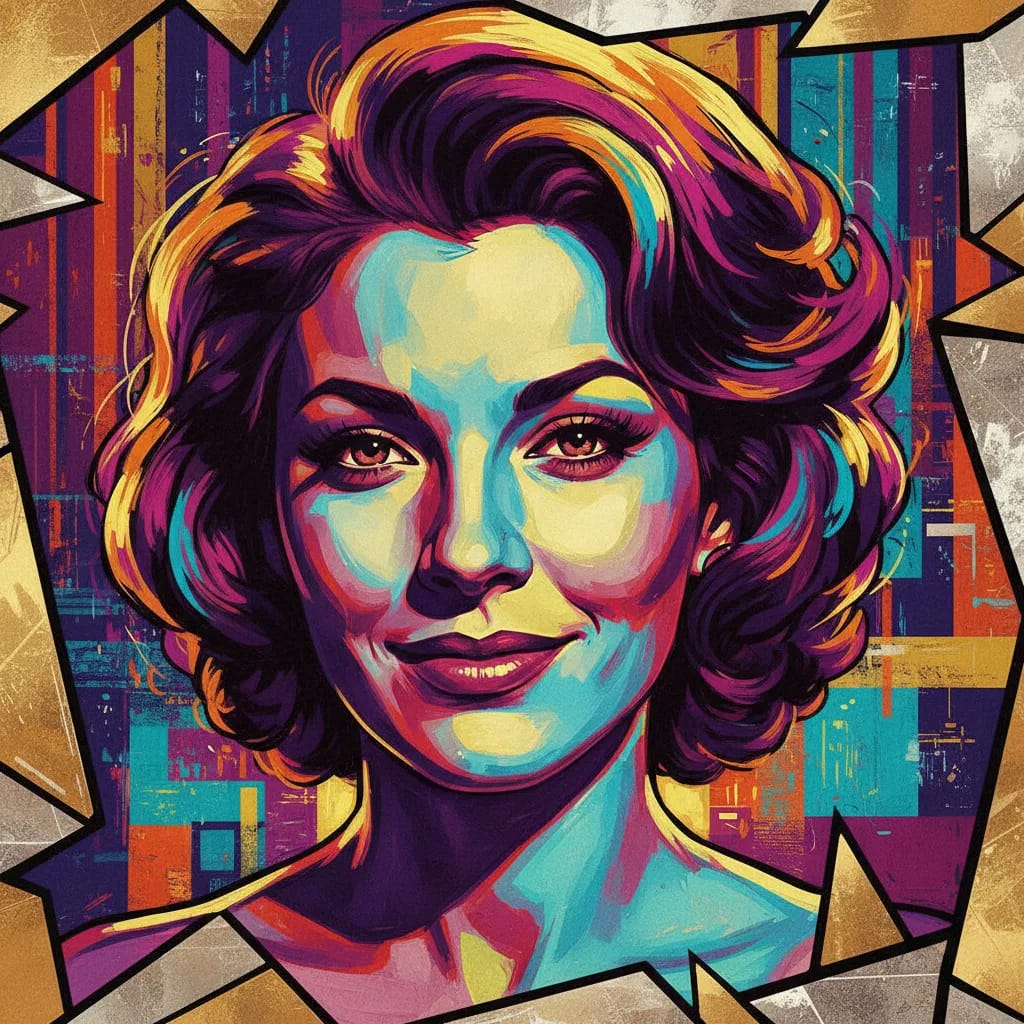 Artistic portrait of Elizabeth Ashley