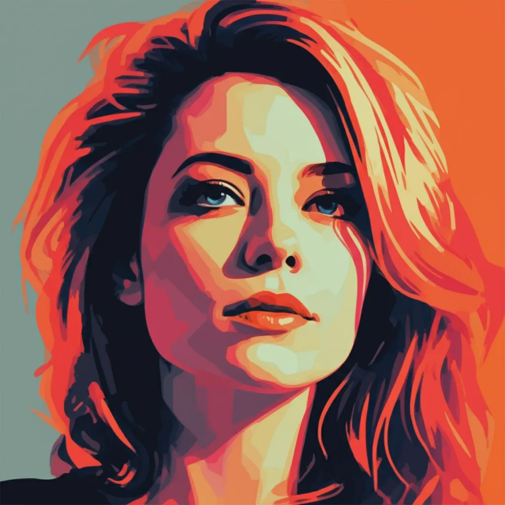 Artistic portrait of Julia Schacht