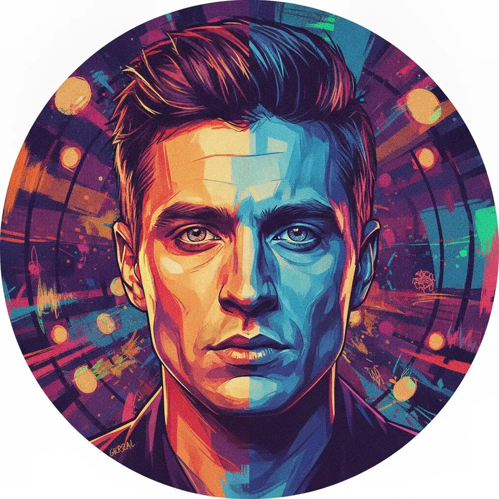 Artistic portrait of Jakub Gierszal
