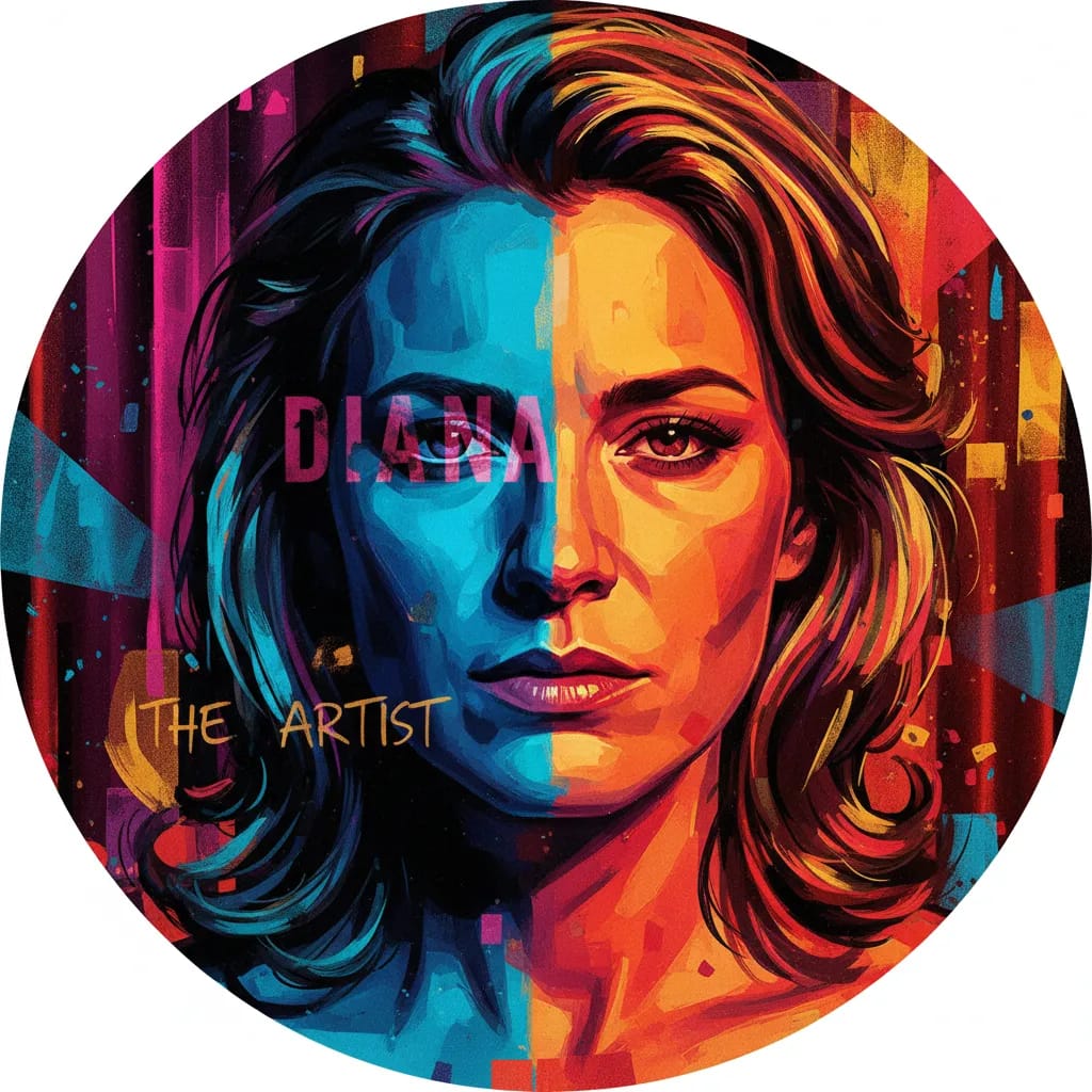 Artistic portrait of Diana Kent