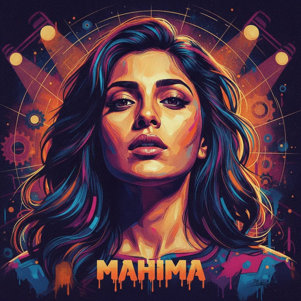 Artistic portrait of Mahima Makwana