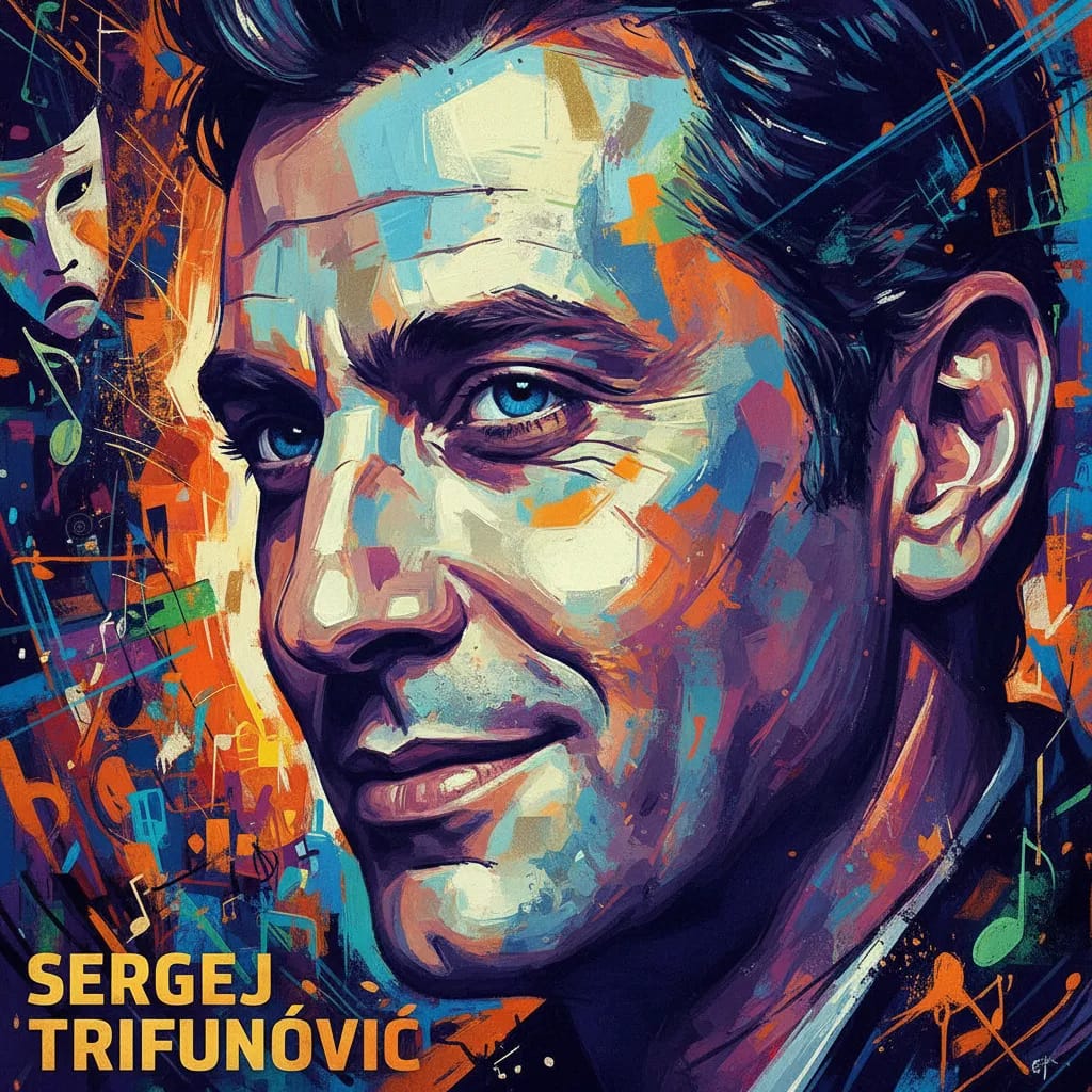 Artistic portrait of Sergej Trifunovic