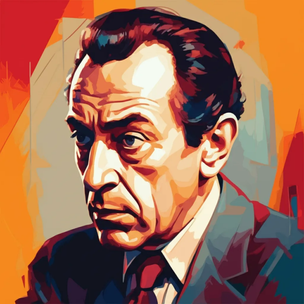 Artistic portrait of Herbert Lom