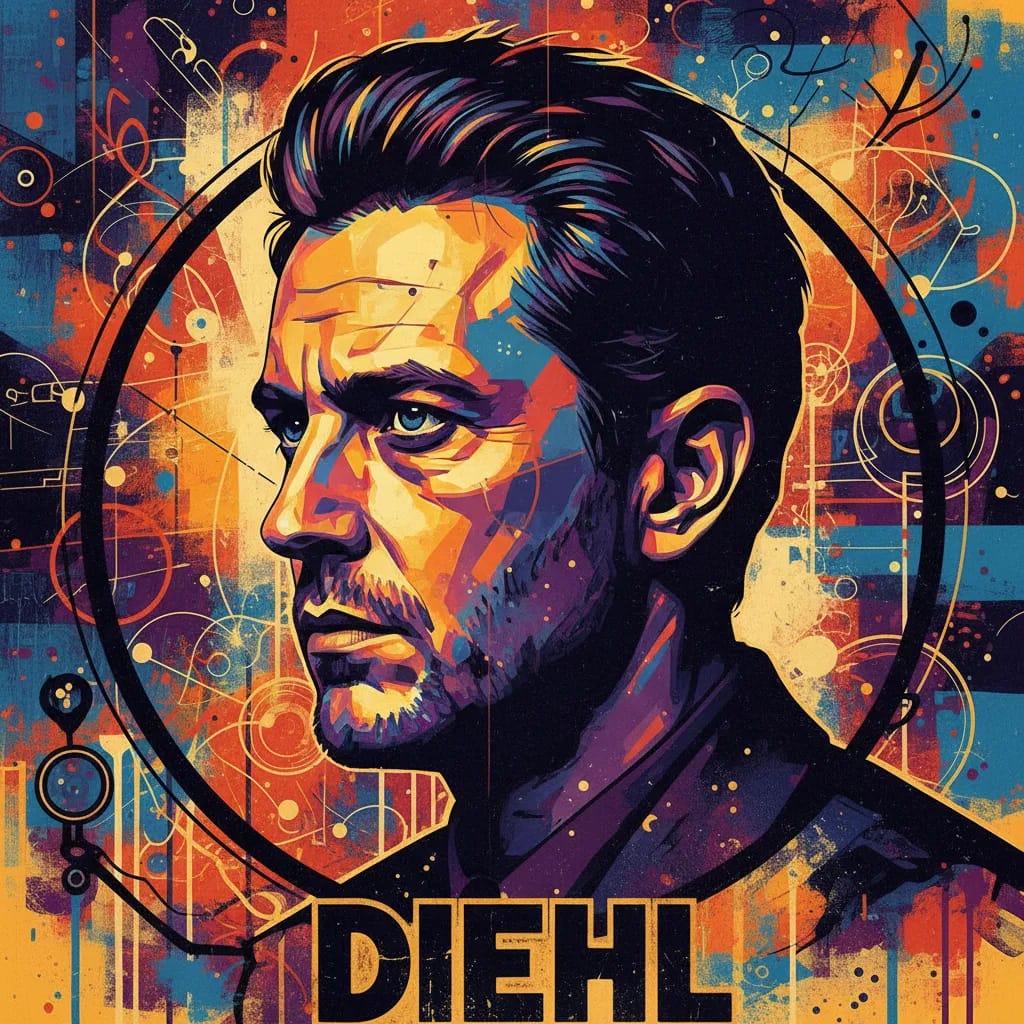 Artistic portrait of August Diehl