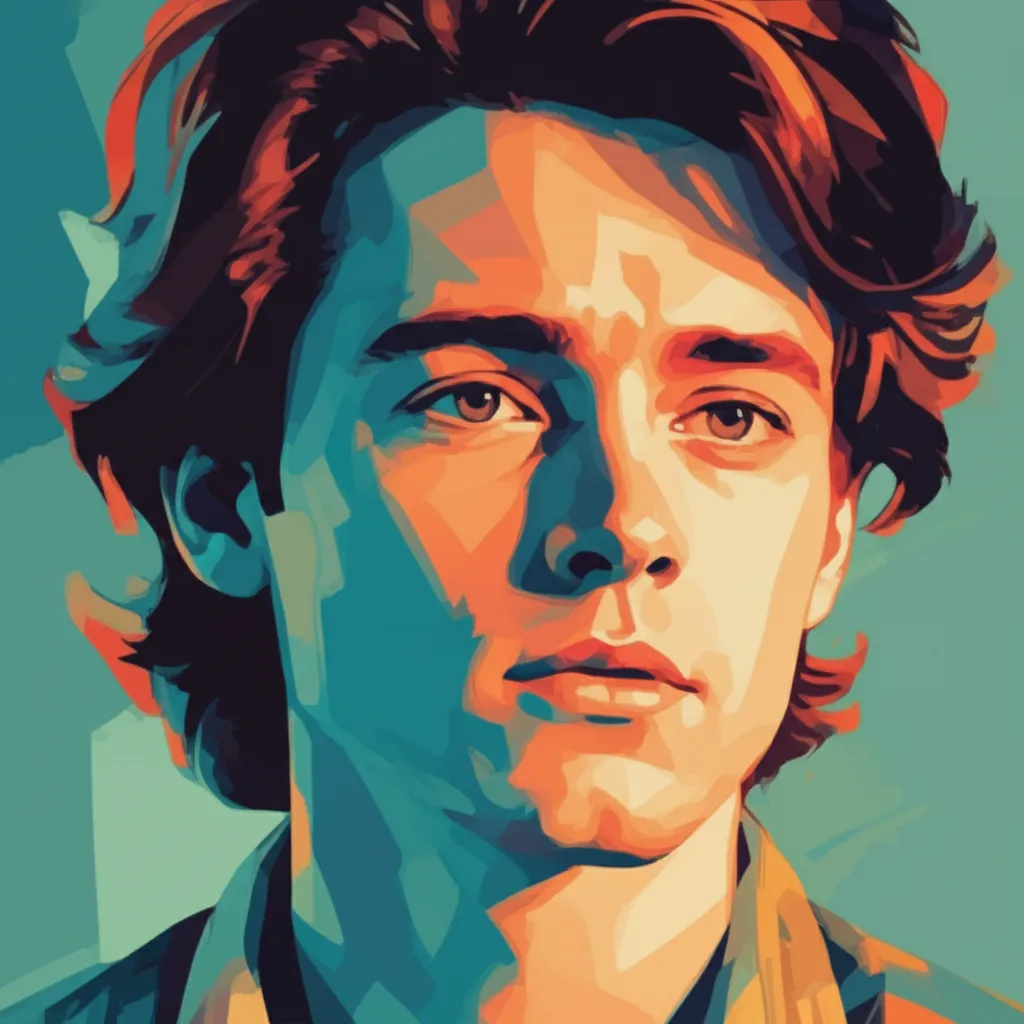 Artistic portrait of Anthony Michael Hall
