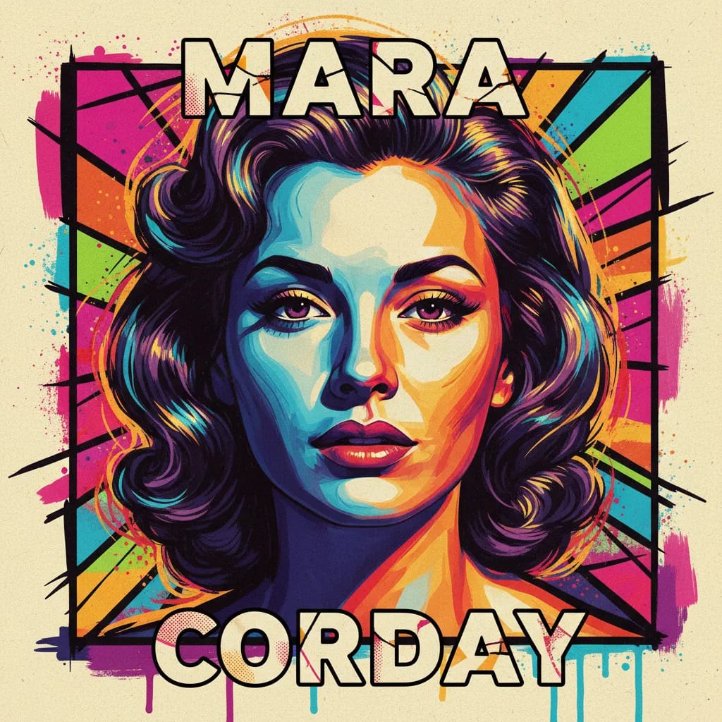 Artistic portrait of Mara Corday