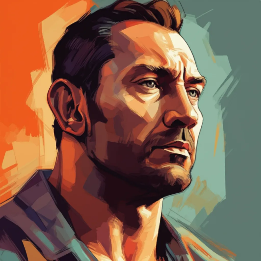 Artistic portrait of Dave Bautista