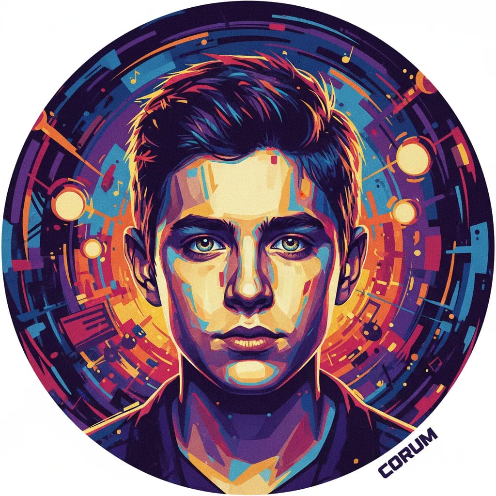 Artistic portrait of Connor Corum