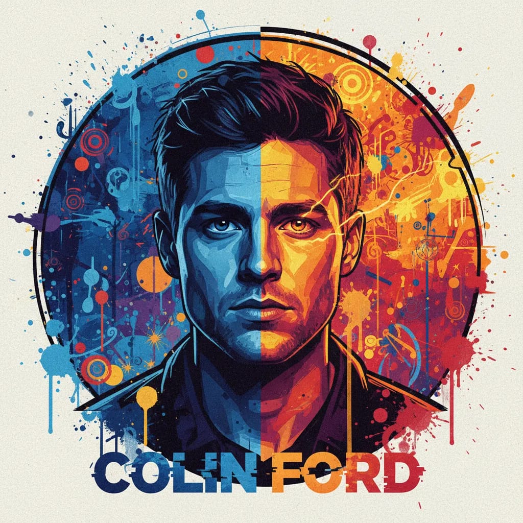 Artistic portrait of Colin Ford