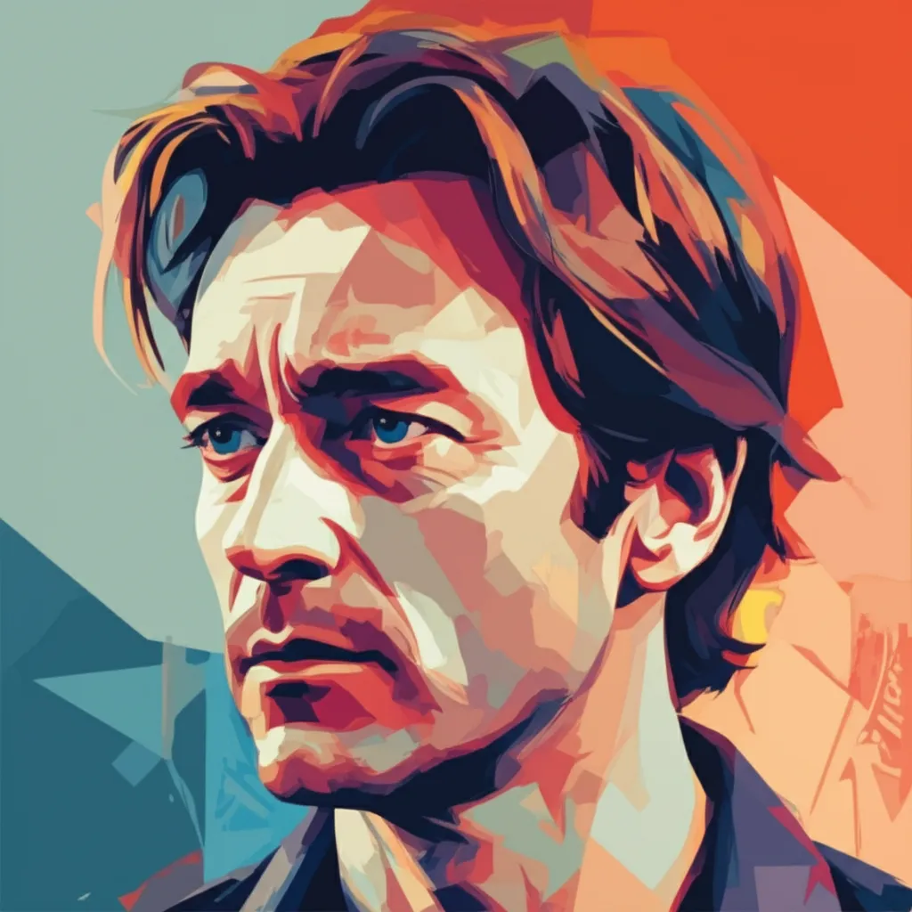 Artistic portrait of Dougray Scott