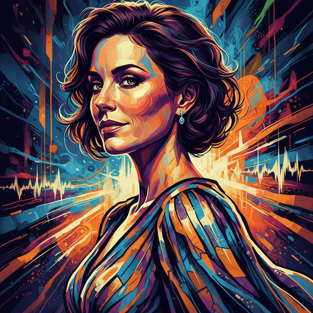 Artistic portrait of Margaret Colin