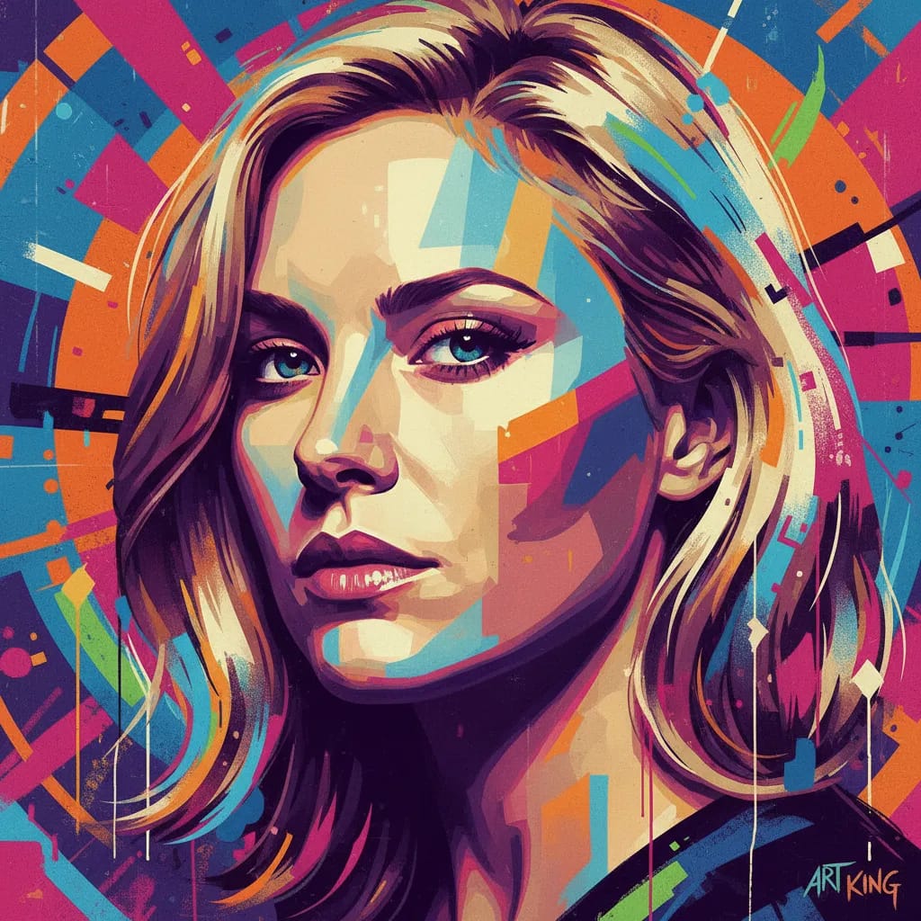 Artistic portrait of Jaime King
