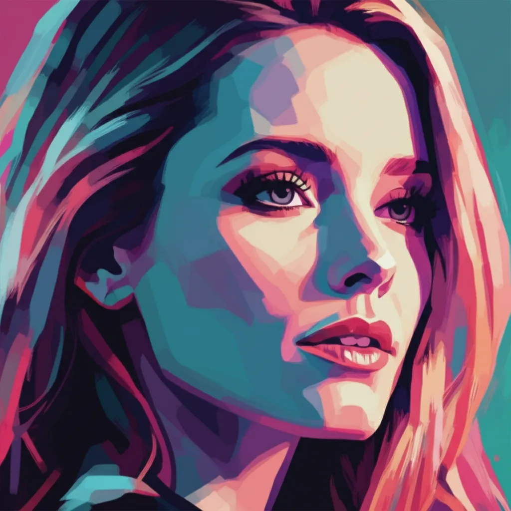 Artistic portrait of Kristen Bell