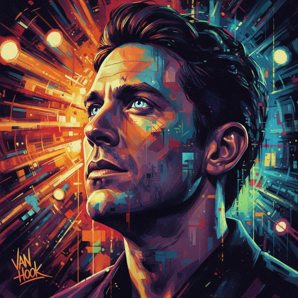 Artistic portrait of Craig Van Hook