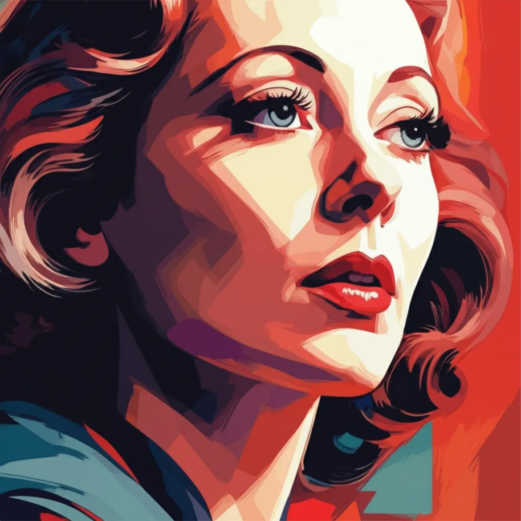 Artistic portrait of Kay Walsh
